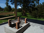 salle de bain de la cabane