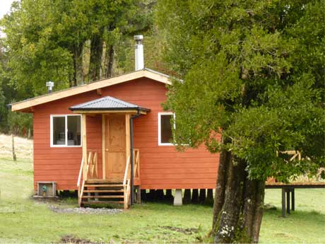 façade de la cabane