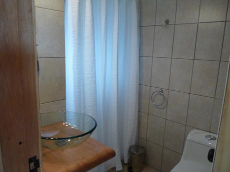 salle de bain de la cabane