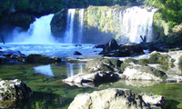 salto del indio en el parque nacional puyehue